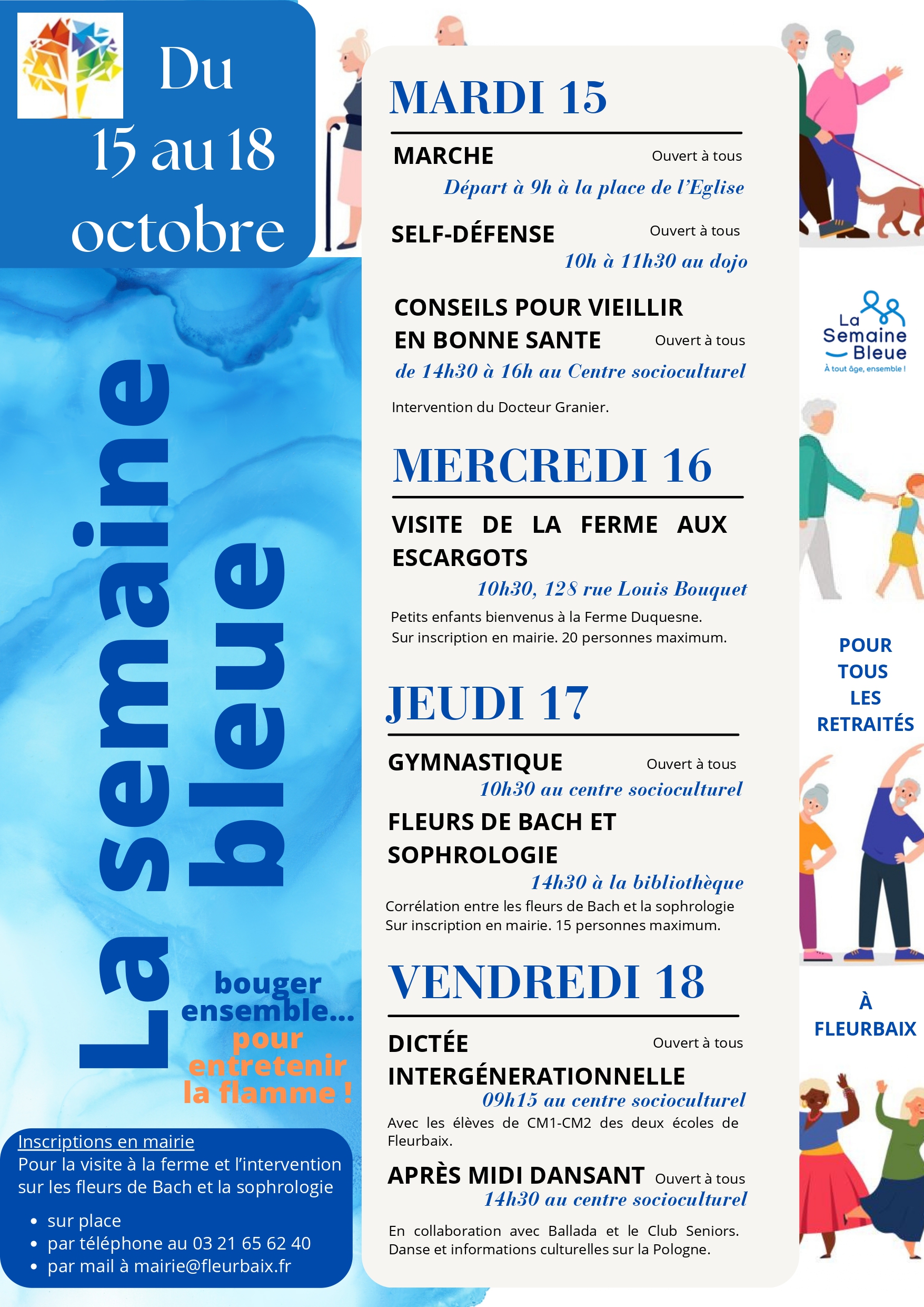 Semaine bleue programme 2024